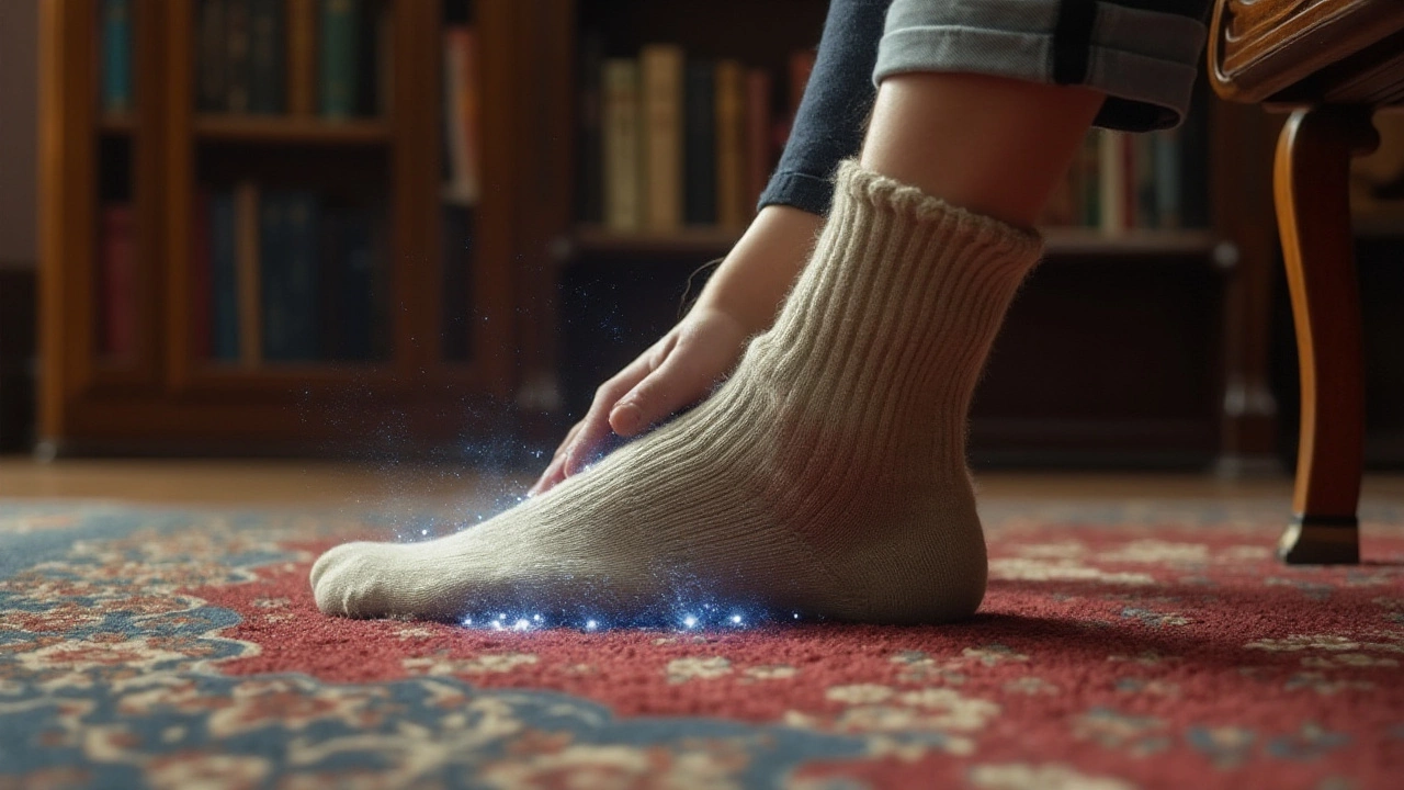 Unveiling the Electrifying Secrets of Rubbing Feet on Rugs