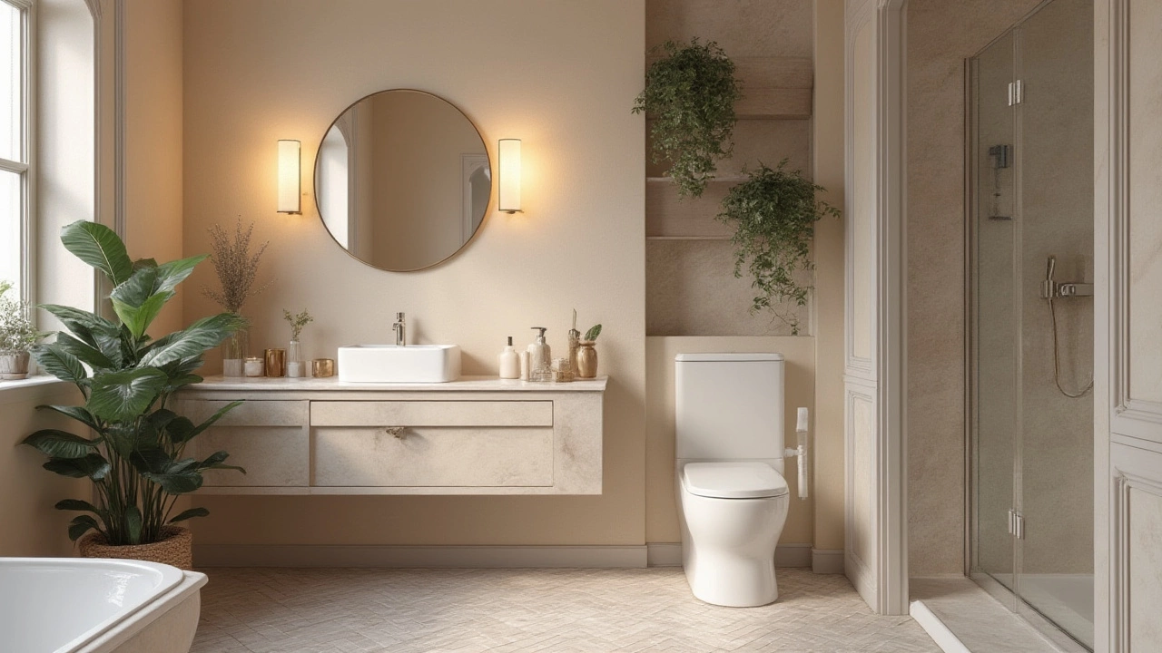 How to Make a Small Bathroom Look Elegant: Space-Saving Style Tips