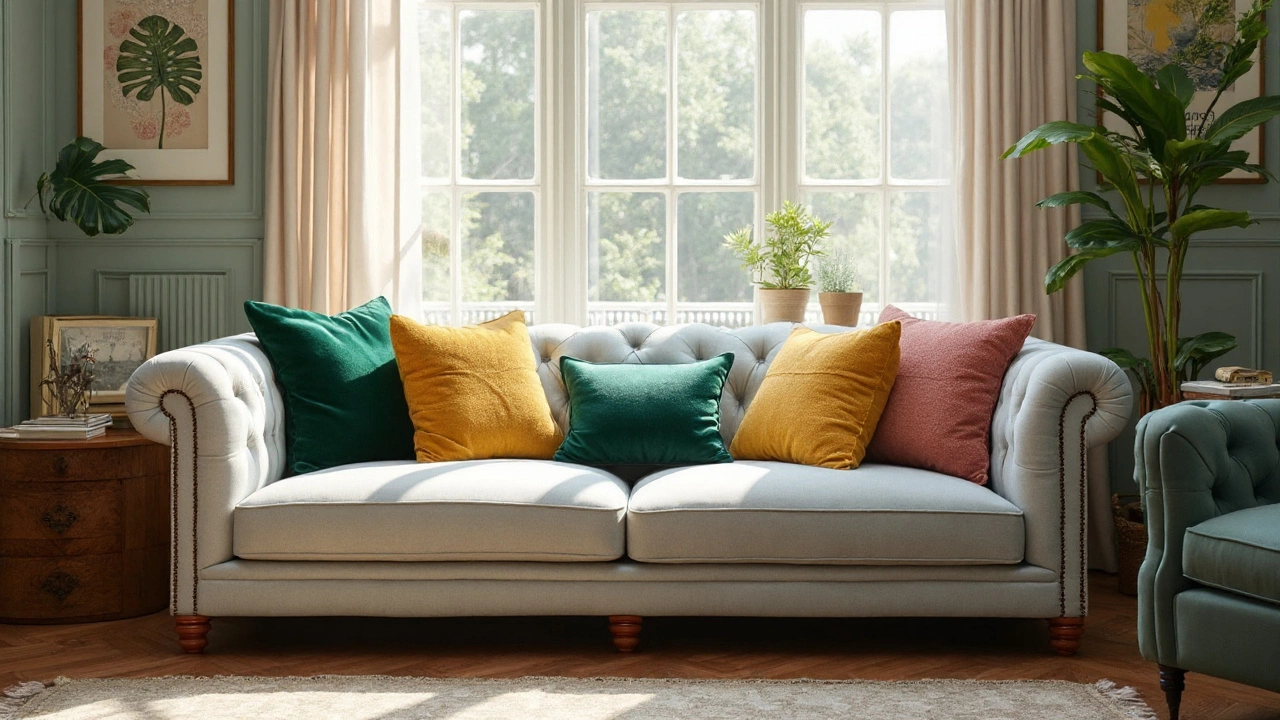 Best Cushion Color Combinations for Sofas & Living Rooms