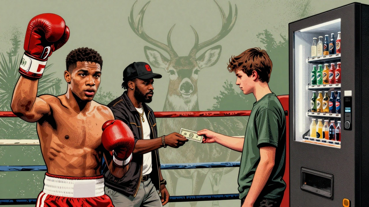 Cultural scenes featuring  bills in everyday American life.