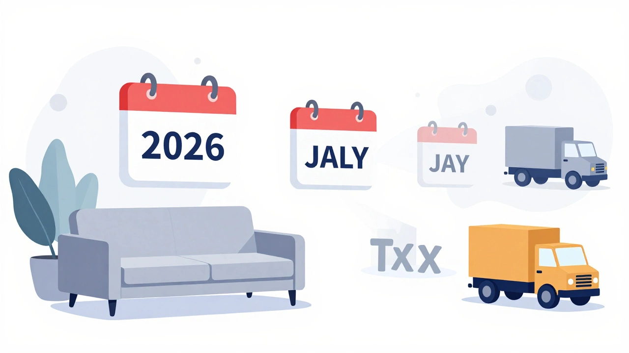 Conceptual art illustrating smart sofa shopping, sales timing, and avoiding hidden costs