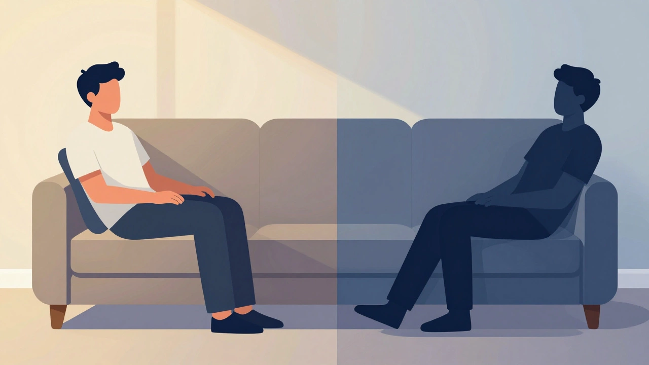 Comparison of ergonomic sitting posture vs sinking into an overly soft sofa